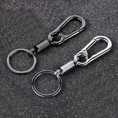 10pcs Mountaineering Buckle Spring Ring Keychain Backpack Small Gift