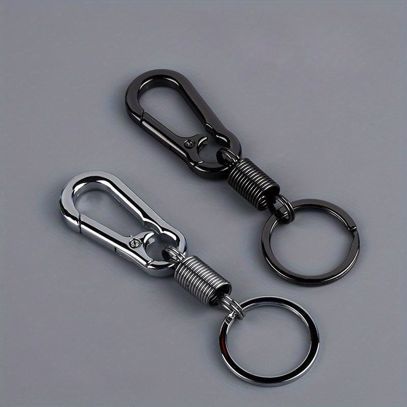 10pcs Mountaineering Buckle Spring Ring Keychain Backpack Small Gift