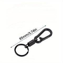 10pcs Mountaineering Buckle Spring Ring Keychain Backpack Small Gift