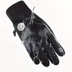Winter Full Fingers Gloves Waterproof Non-slip Touch Screen Warm Cycling Running