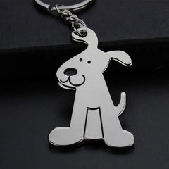 Poodle Dog Bone Key Chain Cute Car Key Pendant
