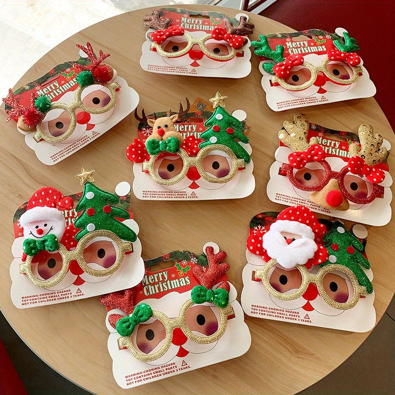 Christmas Glasses Frame Female Elk Funny Gift Frame