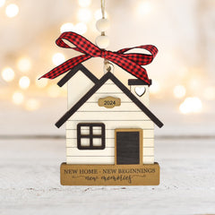 Wooden Year Beginning Hanging Decoration Christmas Pendant Outdoor Game Party