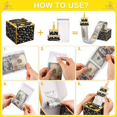 Pull-Out Birthday Money Box - Fun Way to Gift Cash