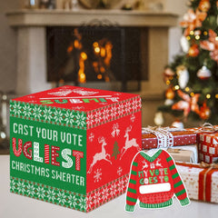 Ugly Sweater Card Party Game Lottery Box