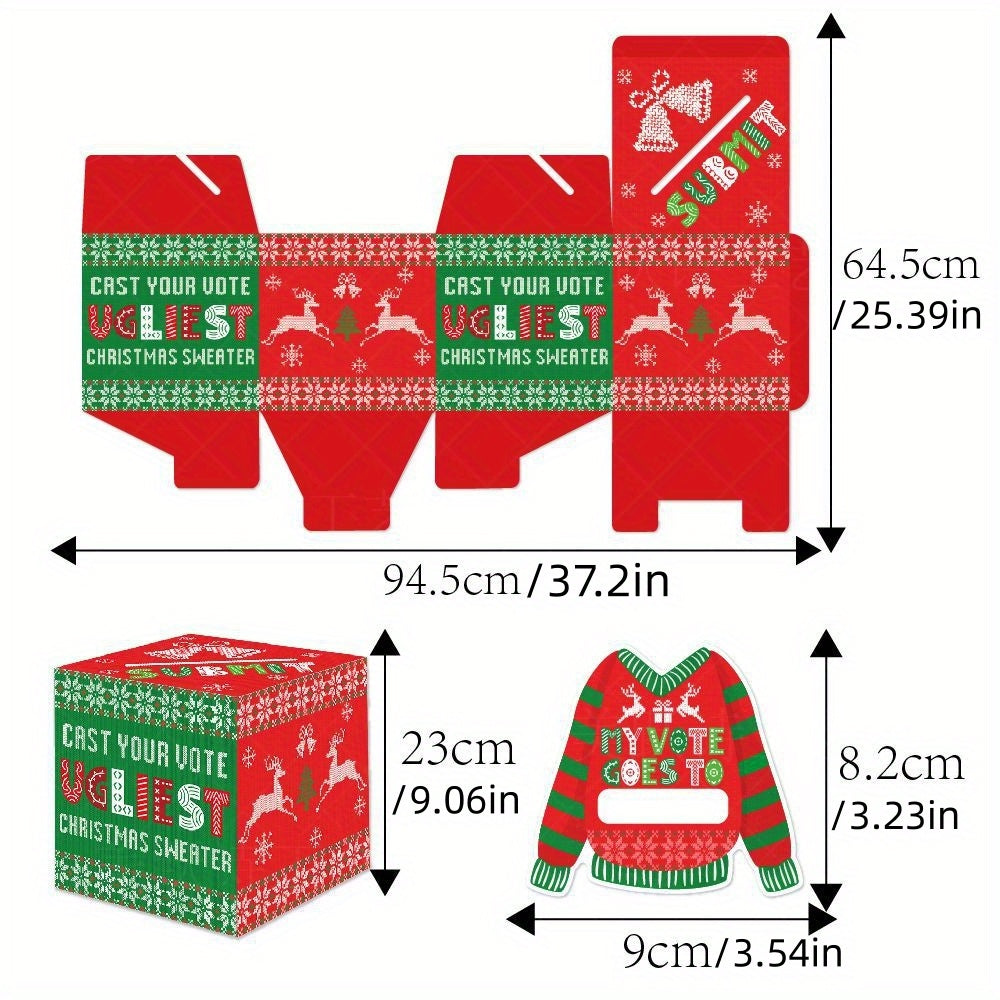 Ugly Sweater Card Party Game Lottery Box