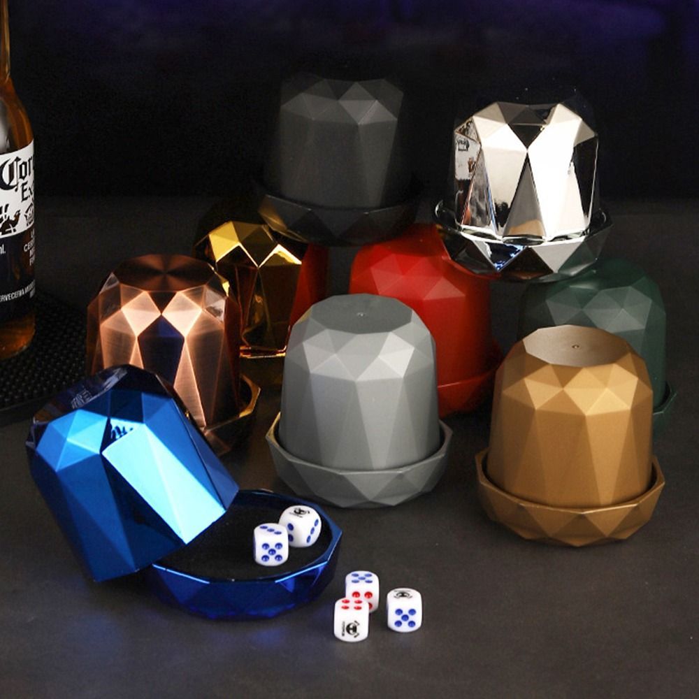Flannel Lining Dice Cup Silent Mute Dice Game Supplies For Entertainment