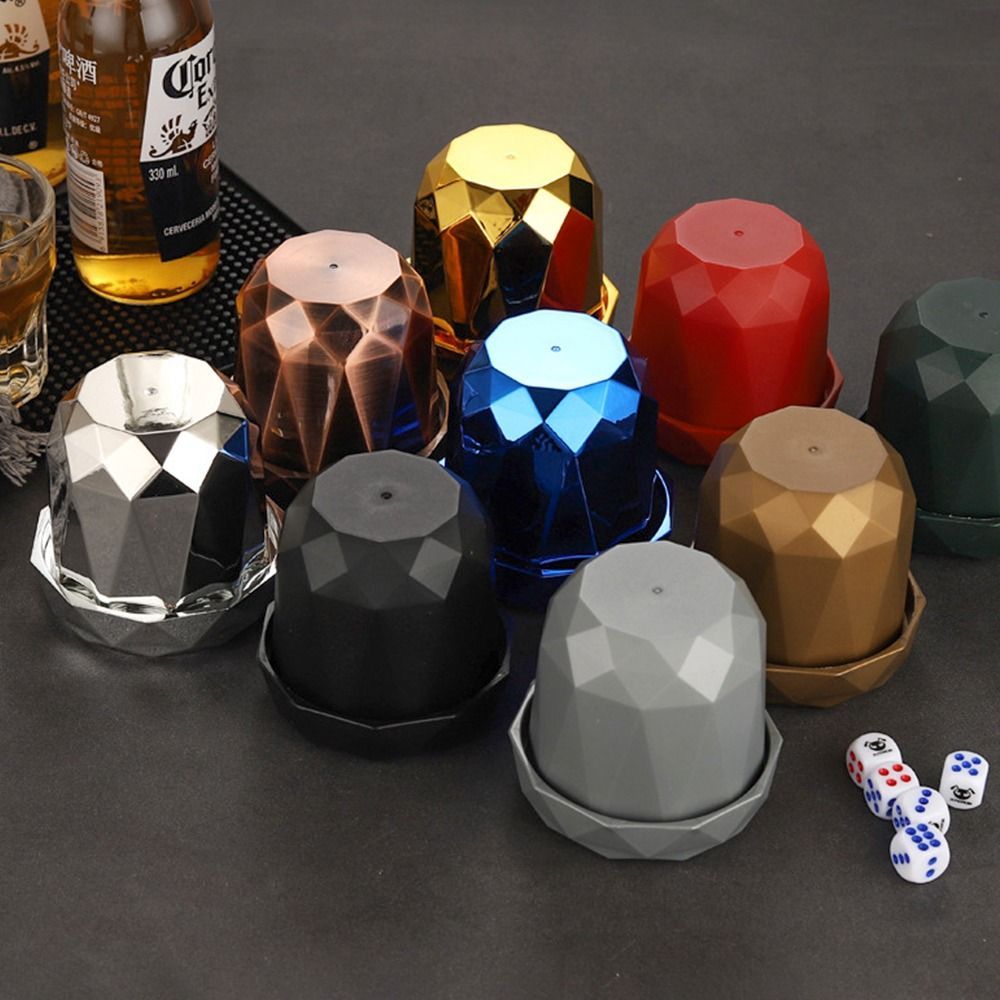 Flannel Lining Dice Cup Silent Mute Dice Game Supplies For Entertainment