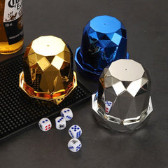 Flannel Lining Dice Cup Silent Mute Dice Game Supplies For Entertainment