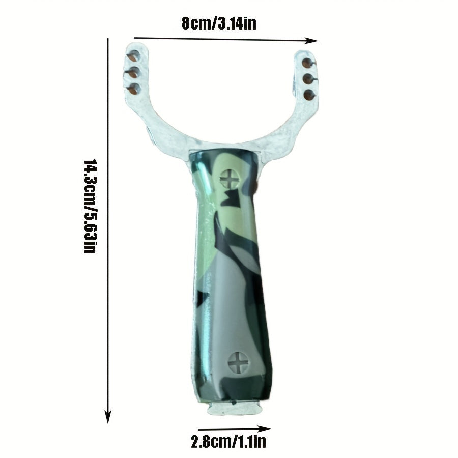 Camo Handle Slingshot for Practice with Rubber Band