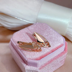 Vintage Geometric Earrings Golden Women's Daily Party Jewelry