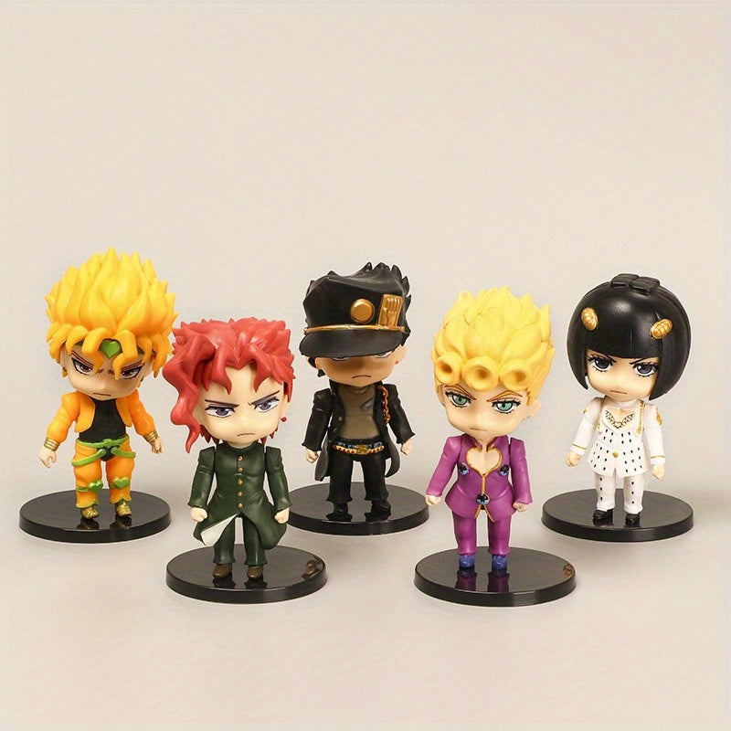 Cartoon Anime Model Dolls Office Car Ornaments Collectible Figures