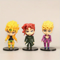 Cartoon Anime Model Dolls Office Car Ornaments Collectible Figures