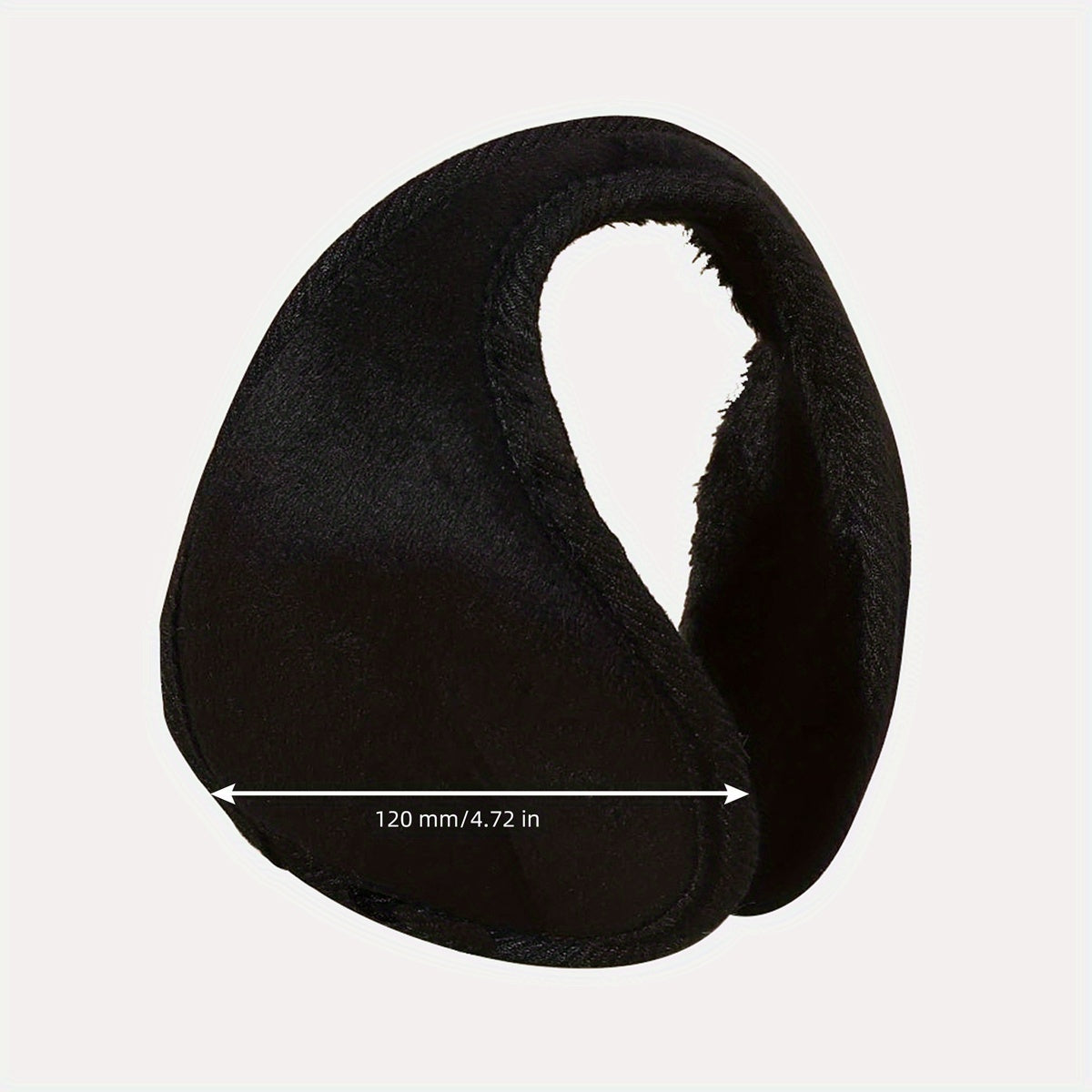 Men's Solid Plush Earmuffs Winter Accessories
