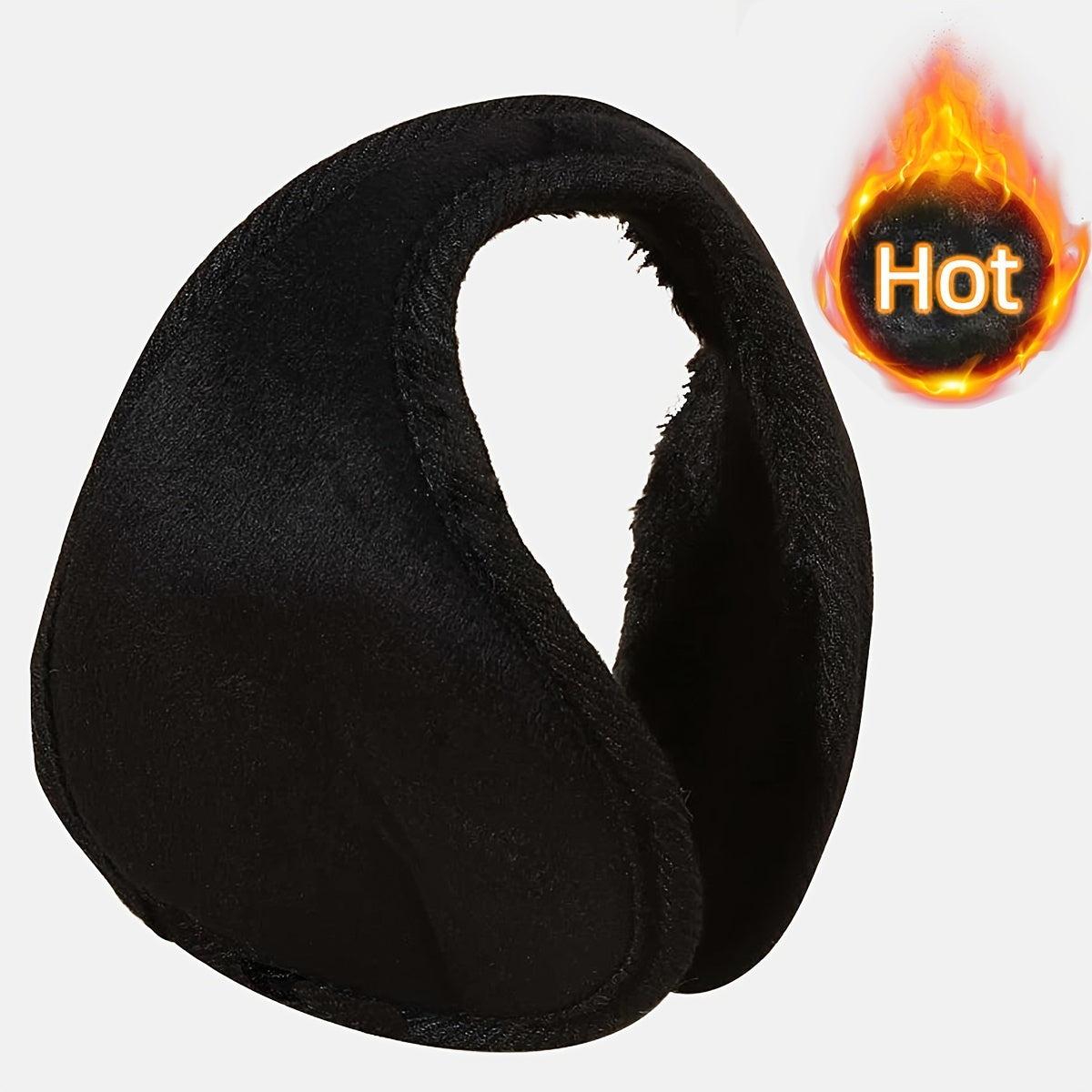Men's Solid Plush Earmuffs Winter Accessories