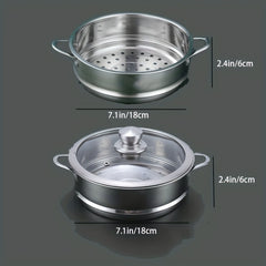 Stainless Steel Steamer Rack for Home Steaming - Functional Design