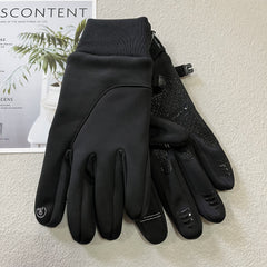 Windproof Men's Outdoor Gloves Screen Touchable Thickened Warm Gloves