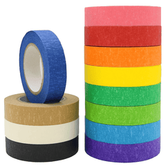 8pcs Rainbow Painter's Tape Children's Art Supplies 1 Masking Tape Small Size