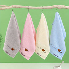 Cotton Embroidered Cartoon Towel 25x9.84inch