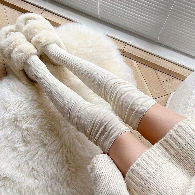 Thigh High Socks Women's Stockings Over The Knee All-match Hosiery