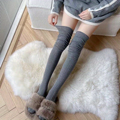 Thigh High Socks Women's Stockings Over The Knee All-match Hosiery