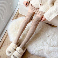 Thigh High Socks Women's Stockings Over The Knee All-match Hosiery