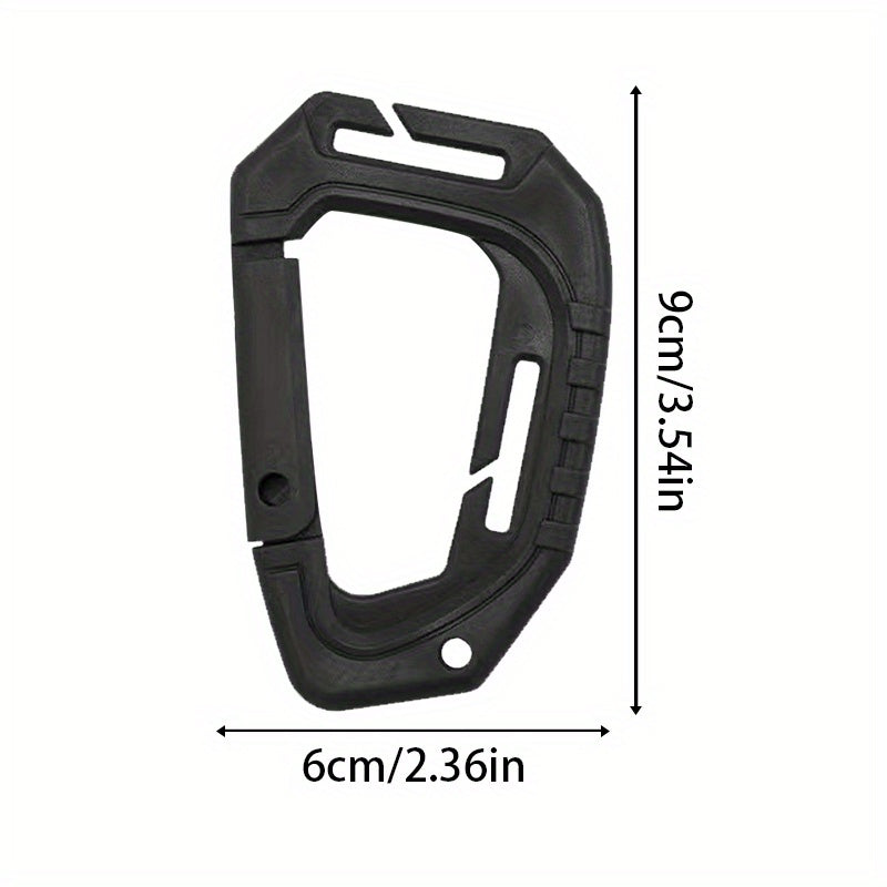 5pcs Portable Keychain Buckle For Backpack Bag Outdoor Hiking Sports