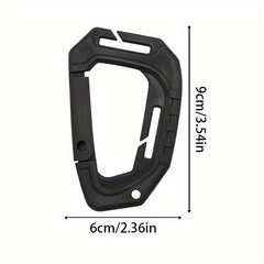 5pcs Portable Keychain Buckle For Backpack Bag Outdoor Hiking Sports