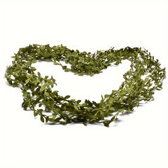 10M Artificial Vines Leaves Trim Ribbon for Home Wedding Decor