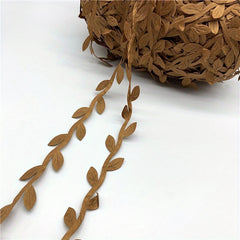 10M Artificial Vines Leaves Trim Ribbon for Home Wedding Decor