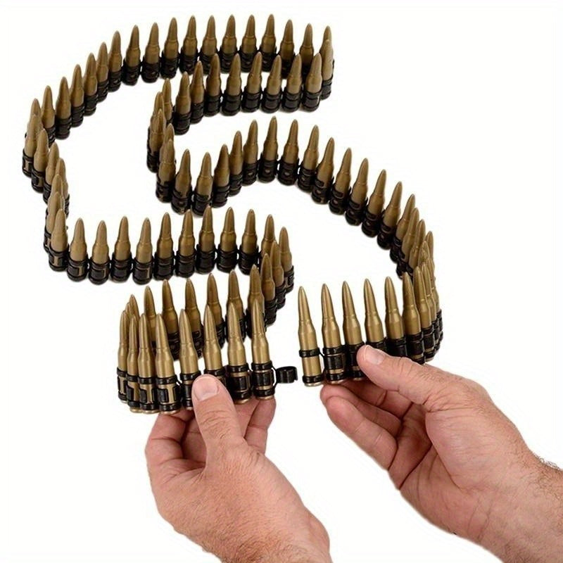 Bullet Belt Plastic Bullets Fancy Dress Party Decor Men Women Toys Props