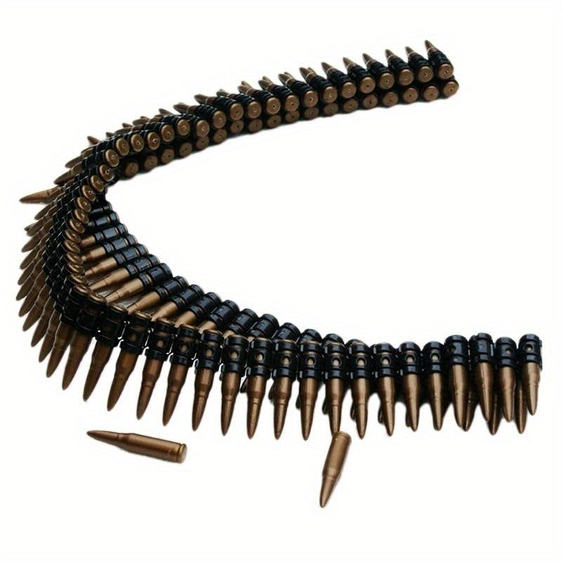Bullet Belt Plastic Bullets Fancy Dress Party Decor Men Women Toys Props