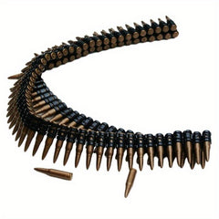 Bullet Belt Plastic Bullets Fancy Dress Party Decor Men Women Toys Props