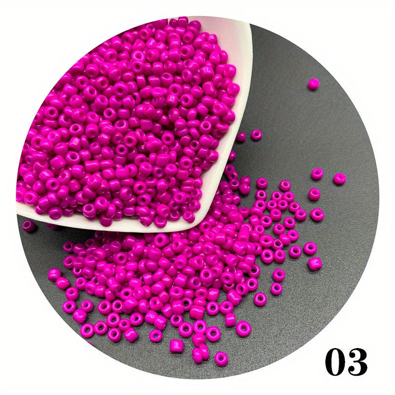 200Pcs 4mm Glass Seed Beads DIY Jewelry Making Supplies