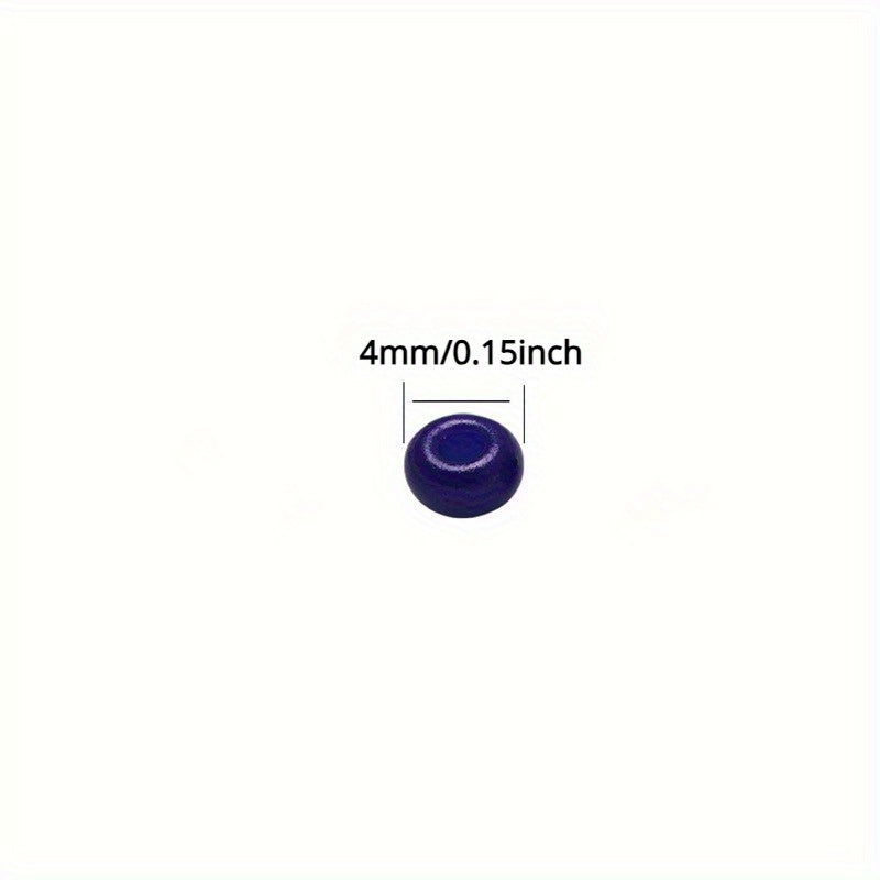 200Pcs 4mm Glass Seed Beads DIY Jewelry Making Supplies