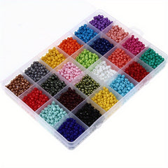 200Pcs 4mm Glass Seed Beads DIY Jewelry Making Supplies