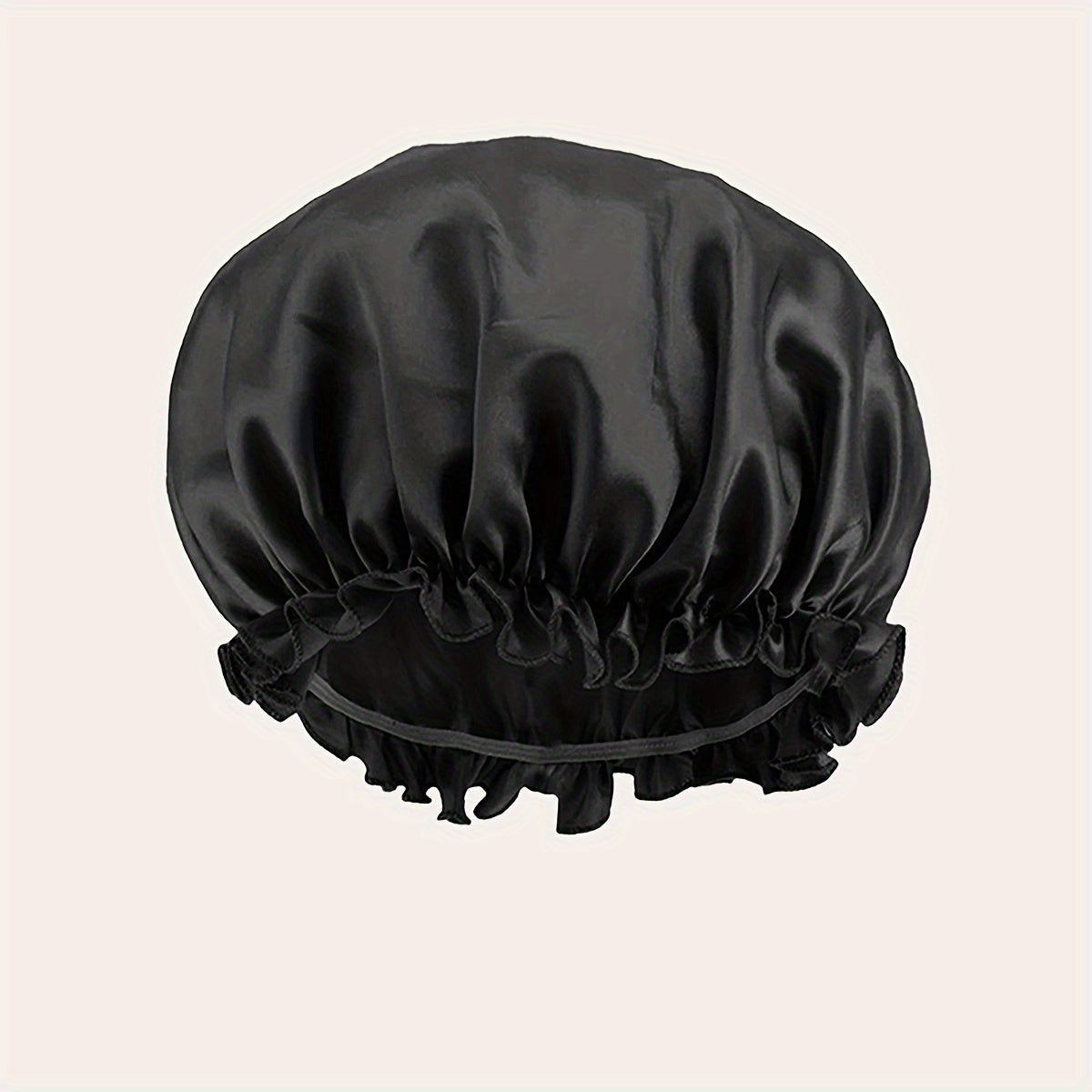 Soft Elastic Satin Bonnet Silky Hair Bonnet Comfortable Night Caps