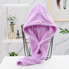 Hair Drying Hat Quick Drying Microfiber Towel Cap