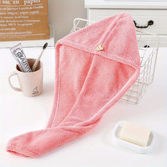 Hair Drying Hat Quick Drying Microfiber Towel Cap
