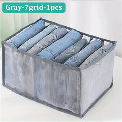 7 Grid Clothes Drawer Organizer with Handle