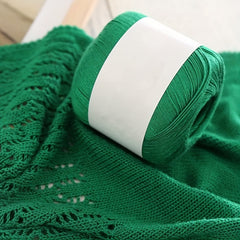 1pc Silk Thread No 6 Lace Thread for Hand Knitting Crocheting DIY 60g pc