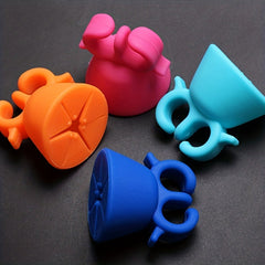 3pcs Silicone Weeding Scrap Collector with Suction Cup