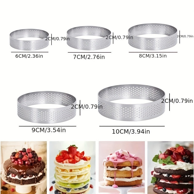 1pc Round Cake Mold Pastry Cutter Kitchen Baking Mold
