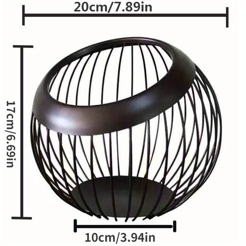 Iron Fruit Plate Fruit Basket Storage Basket Home Decor