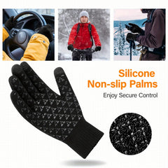 Winter Touch Screen Gloves Thermal Warm Knit for Men Women