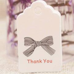 100pcs Retro Label Paper Card DIY Material Hanging Tag Party Holiday