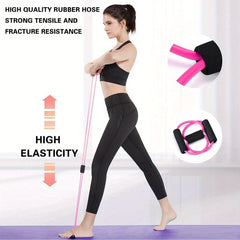 8 Shaped Yoga Resistance Rope Fitness Stretching Tension Rope