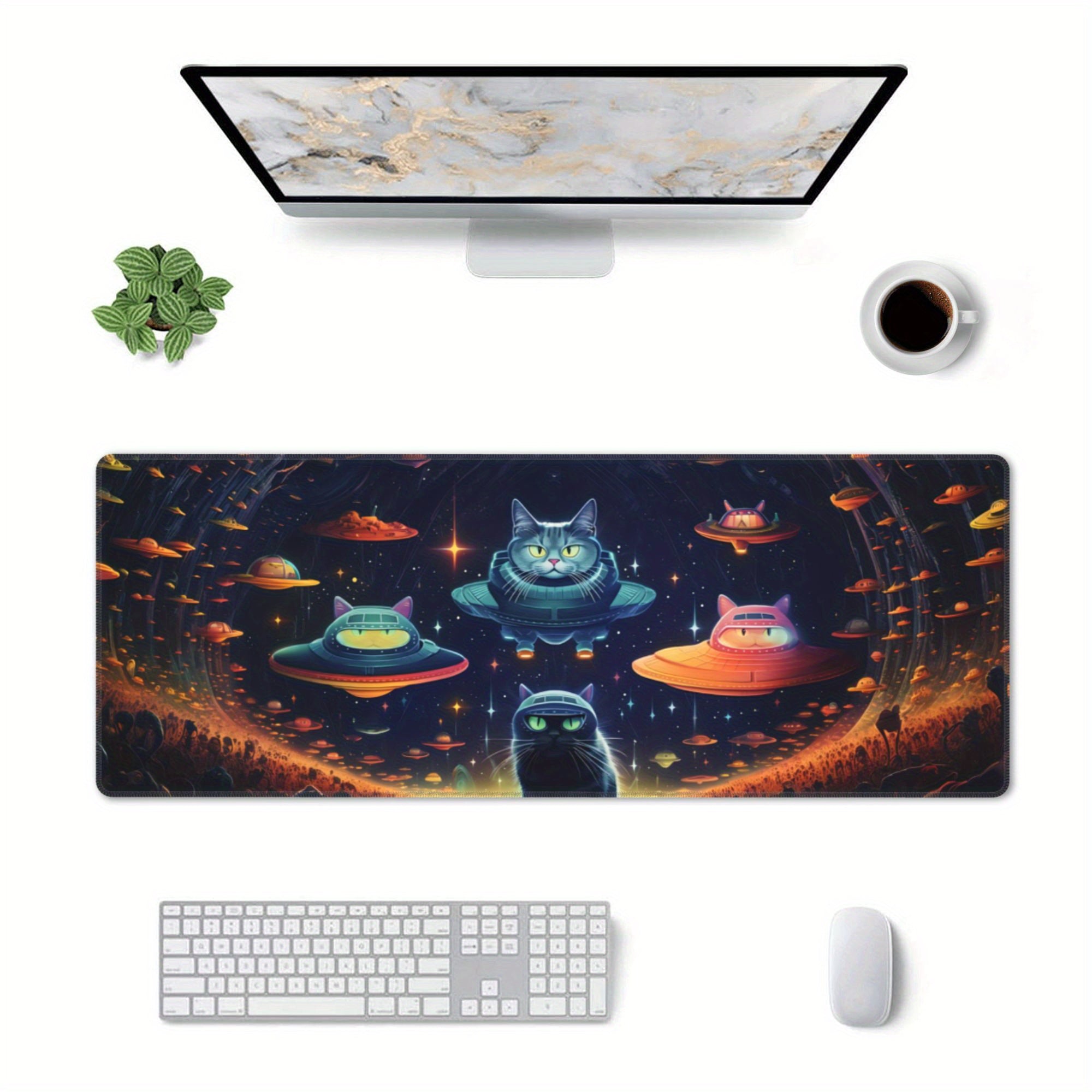 Non-Slip Rubber Desk Pad Mouse Pad Mat for Office and Home