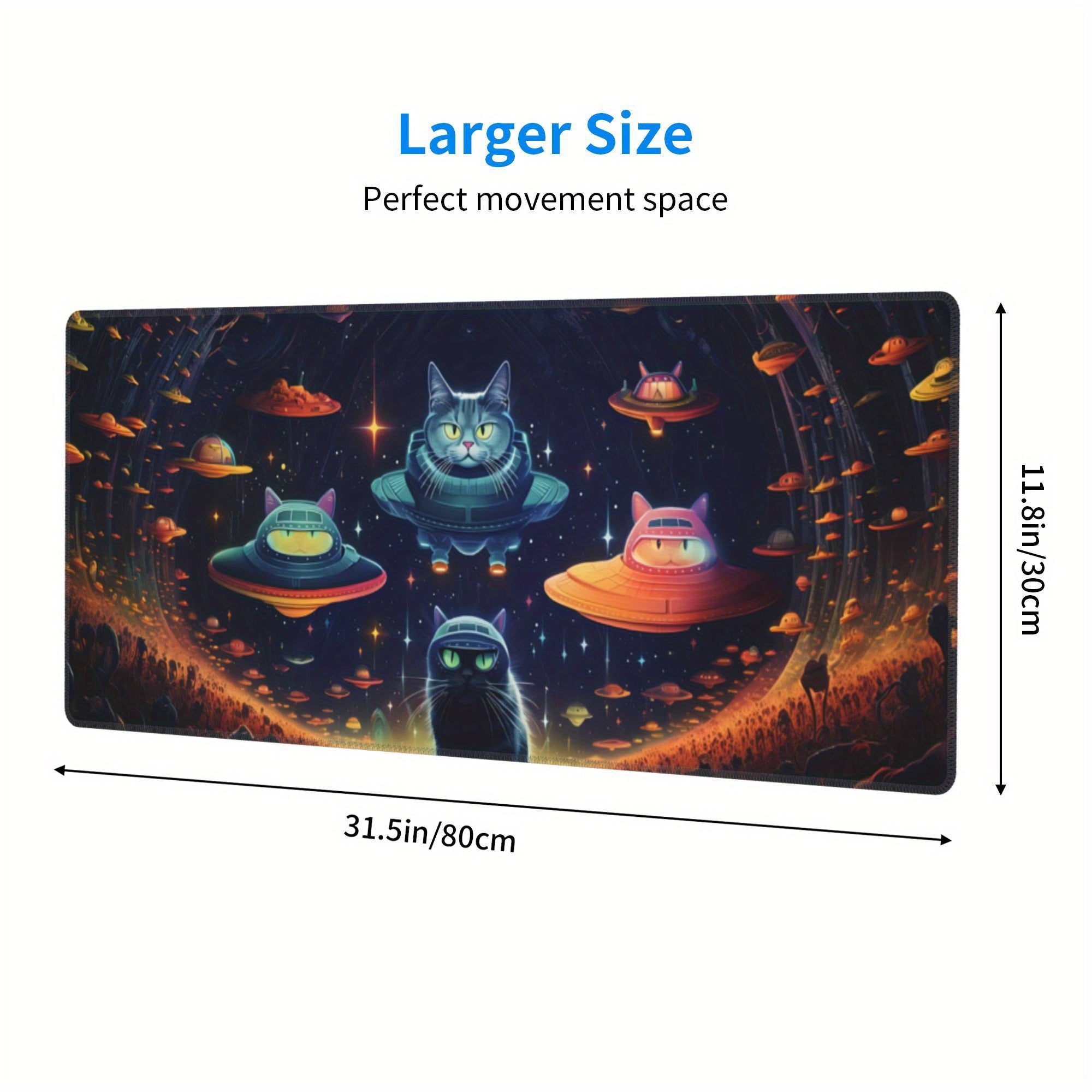 Non-Slip Rubber Desk Pad Mouse Pad Mat for Office and Home