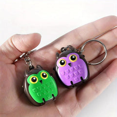 Mini Owl Nail Clipper Keychain Hanging Ornaments Splash-proof Cutter